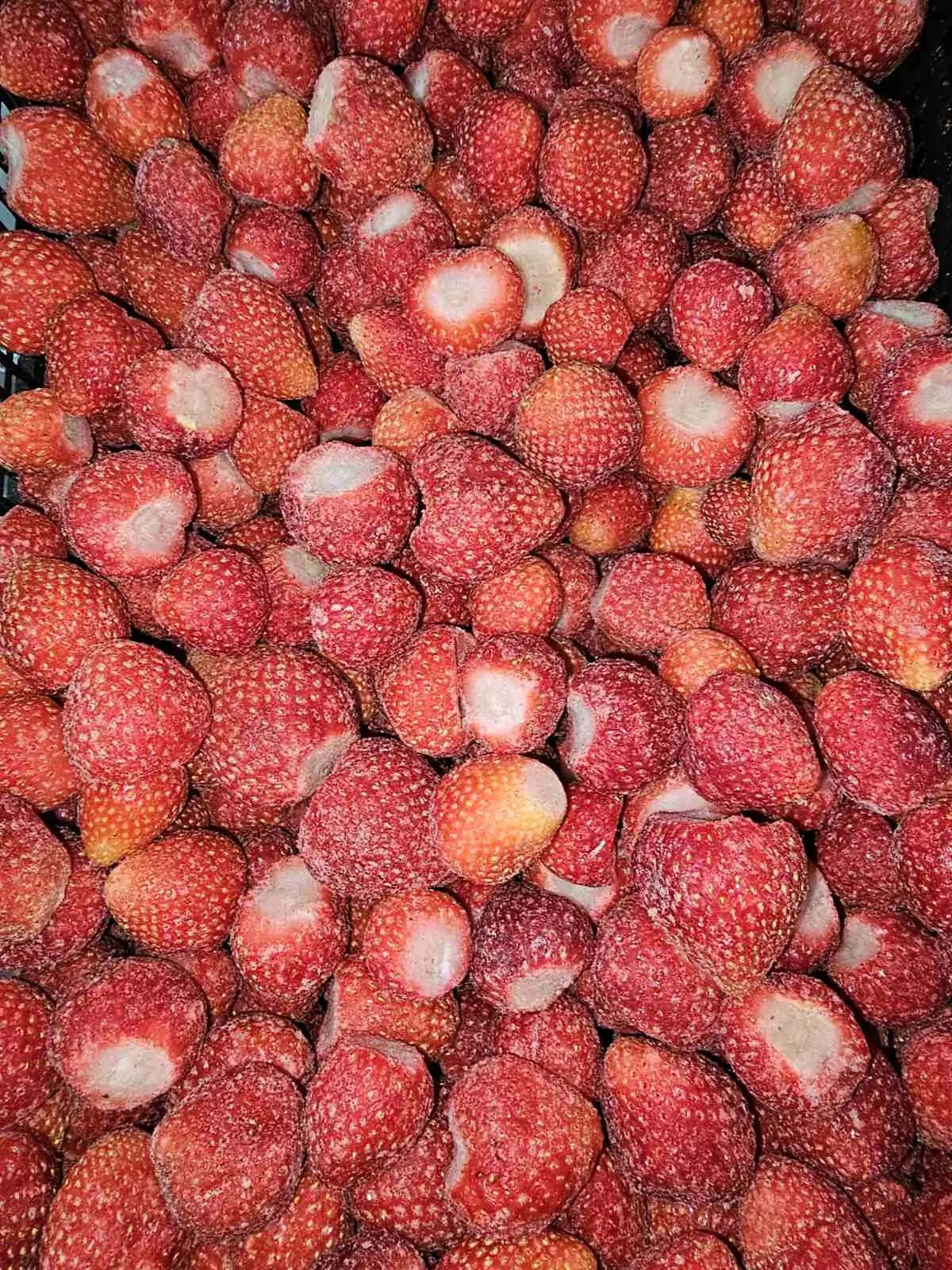 Frozen strawberries